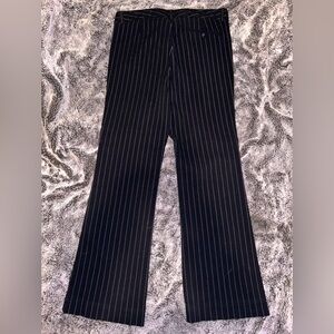 The limited black with white pin stripe pants sz 10